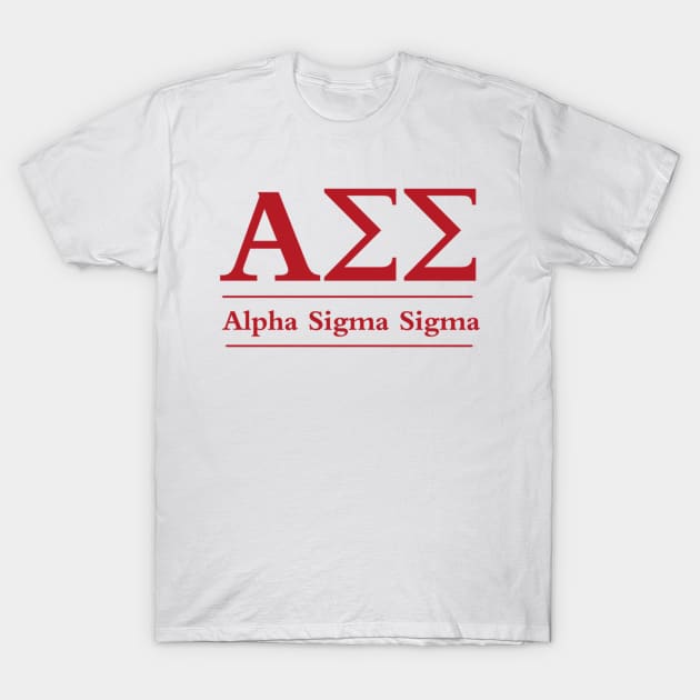 Alpha Sigma Sigma T-Shirt by ehaas